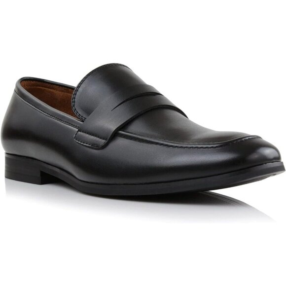 〽️Men\'s Black Ferro Aldo Collection Slip On Penny for Driving Moccasins Loafer main image 4